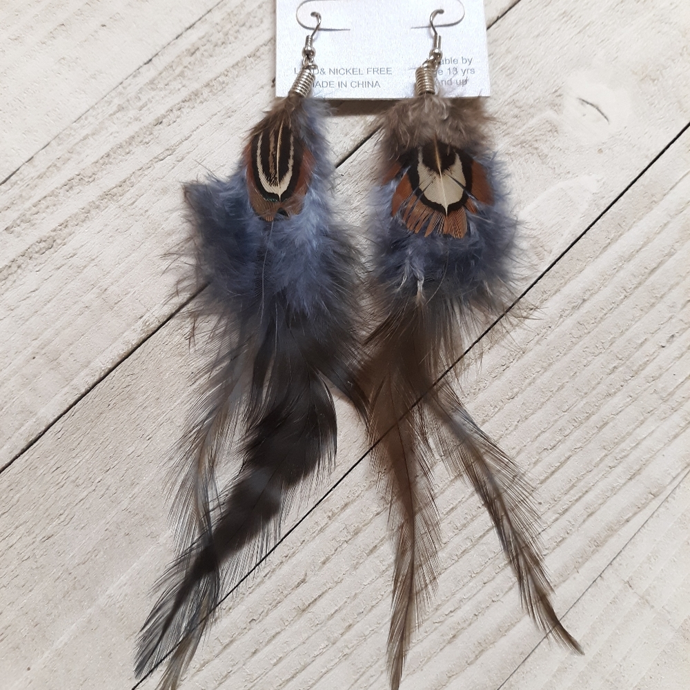 Bohemian Feather Earrings